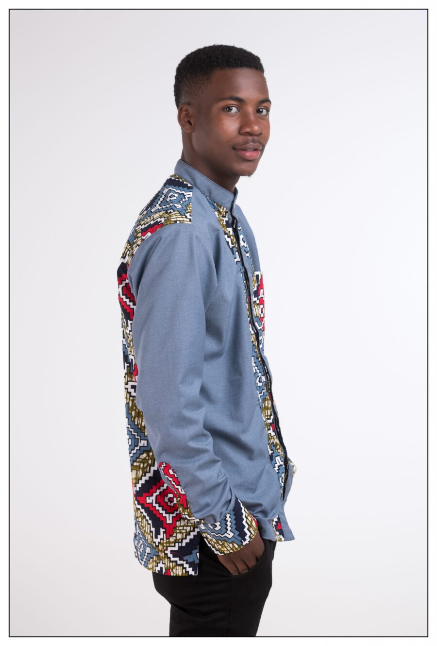 Ankara Mandarin shirt