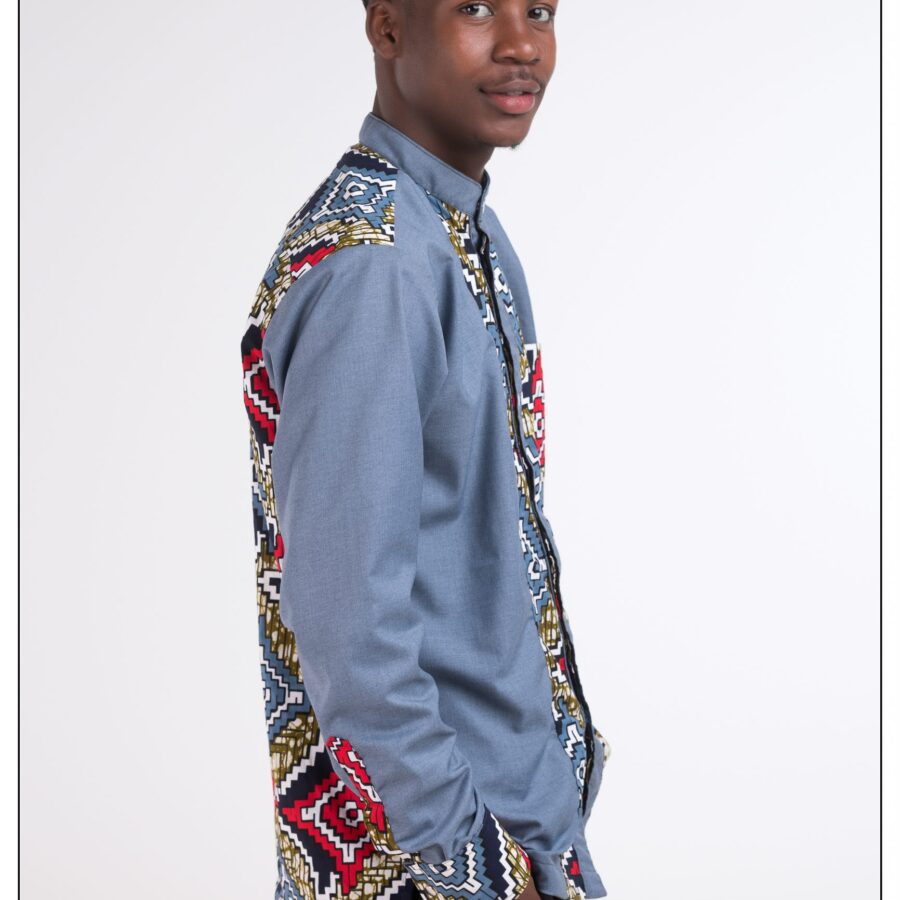 Ankara Mandarin shirt