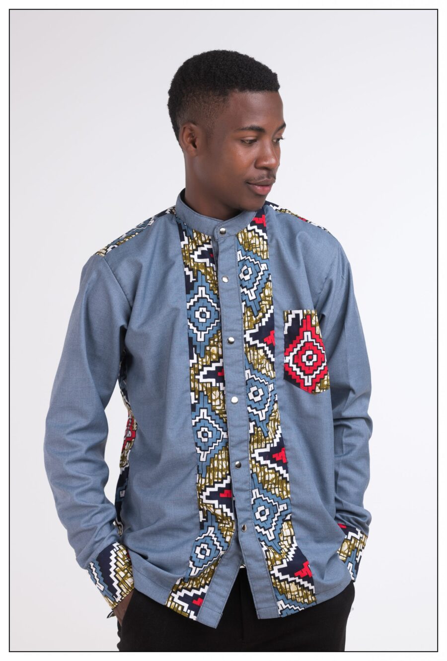 Ankara Mandarin shirt