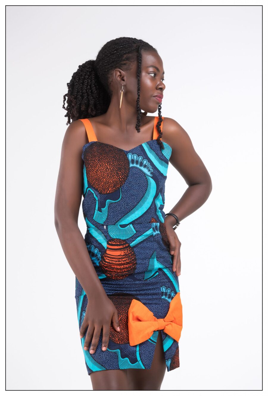  Short Kitenge dress