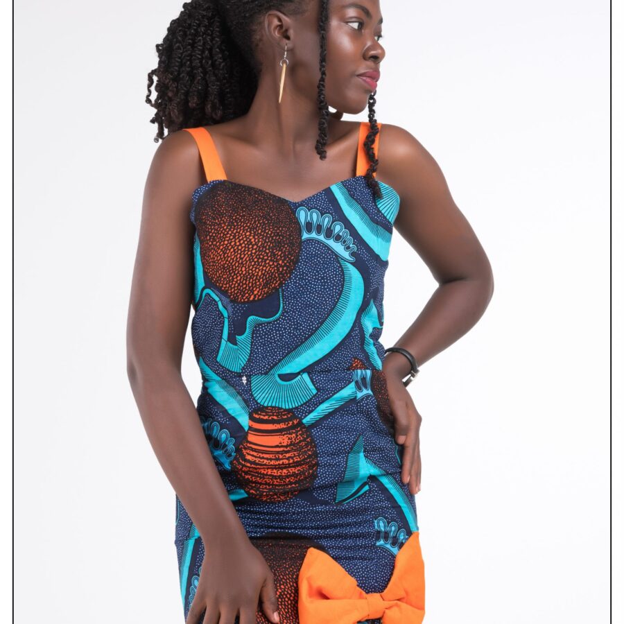  Short Kitenge dress