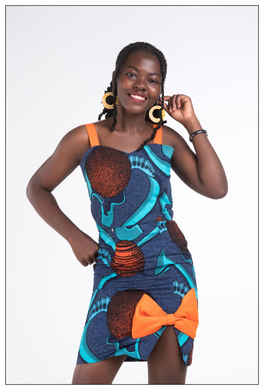  Short Kitenge dress