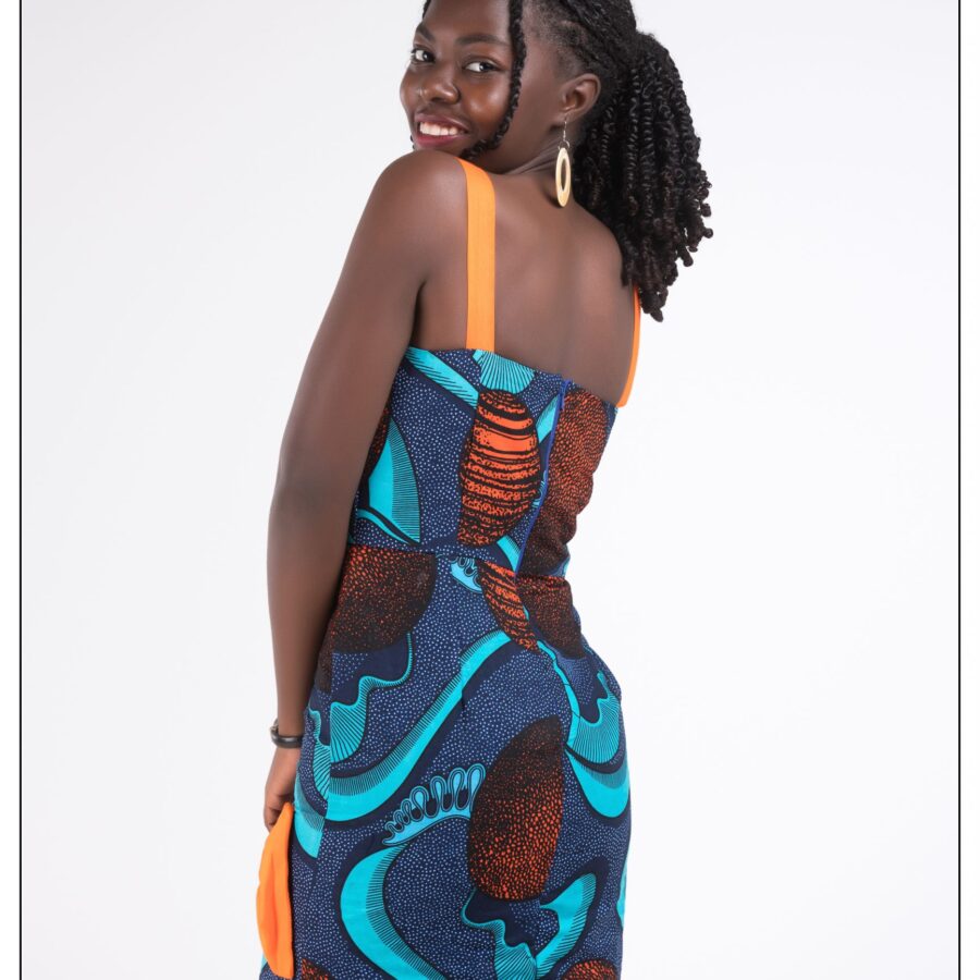  Short Kitenge dress