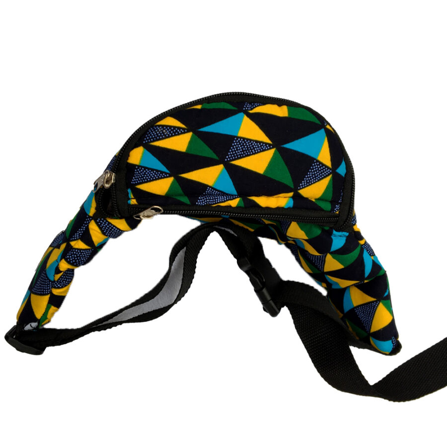 Multicoloured Kitenge Fanny Bag